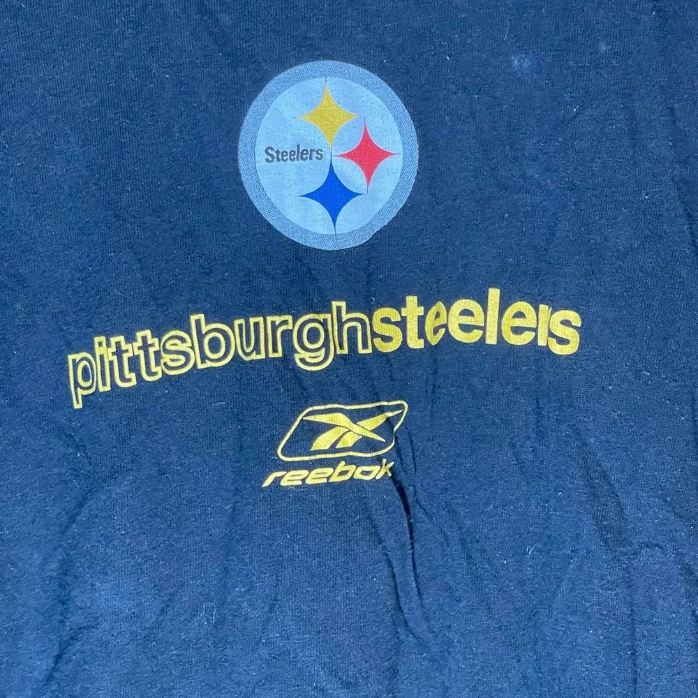 Big Ben Roethlisberger #7 NFL Pittsburgh Steelers Reebok T Tee Shirt XL - Picture 4 of 8